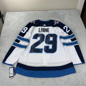 Winnipeg Jets NWT Men's Size 50 US Patrik Laine Adidas Authentic Jersey w/Flaw